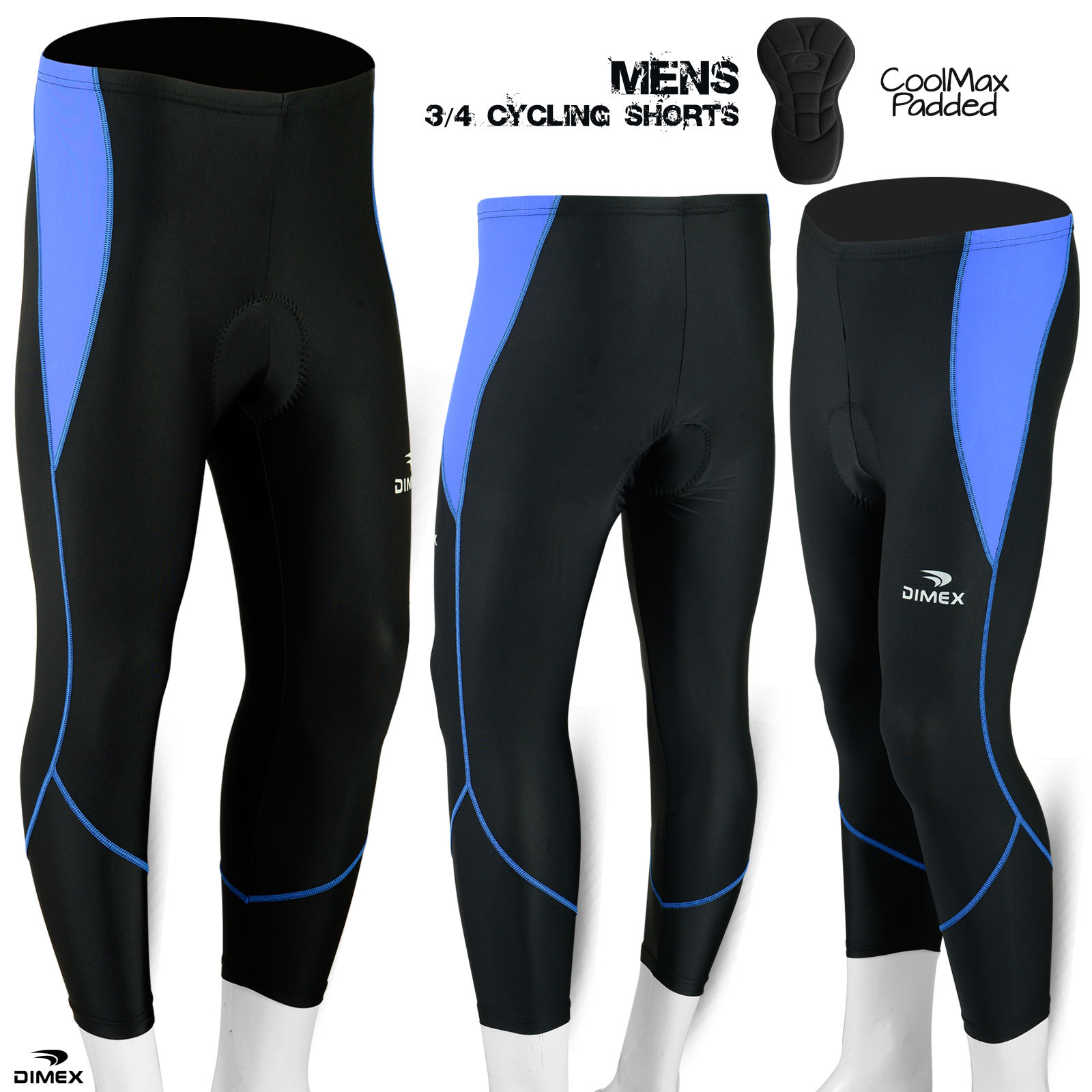 three quarter cycling shorts