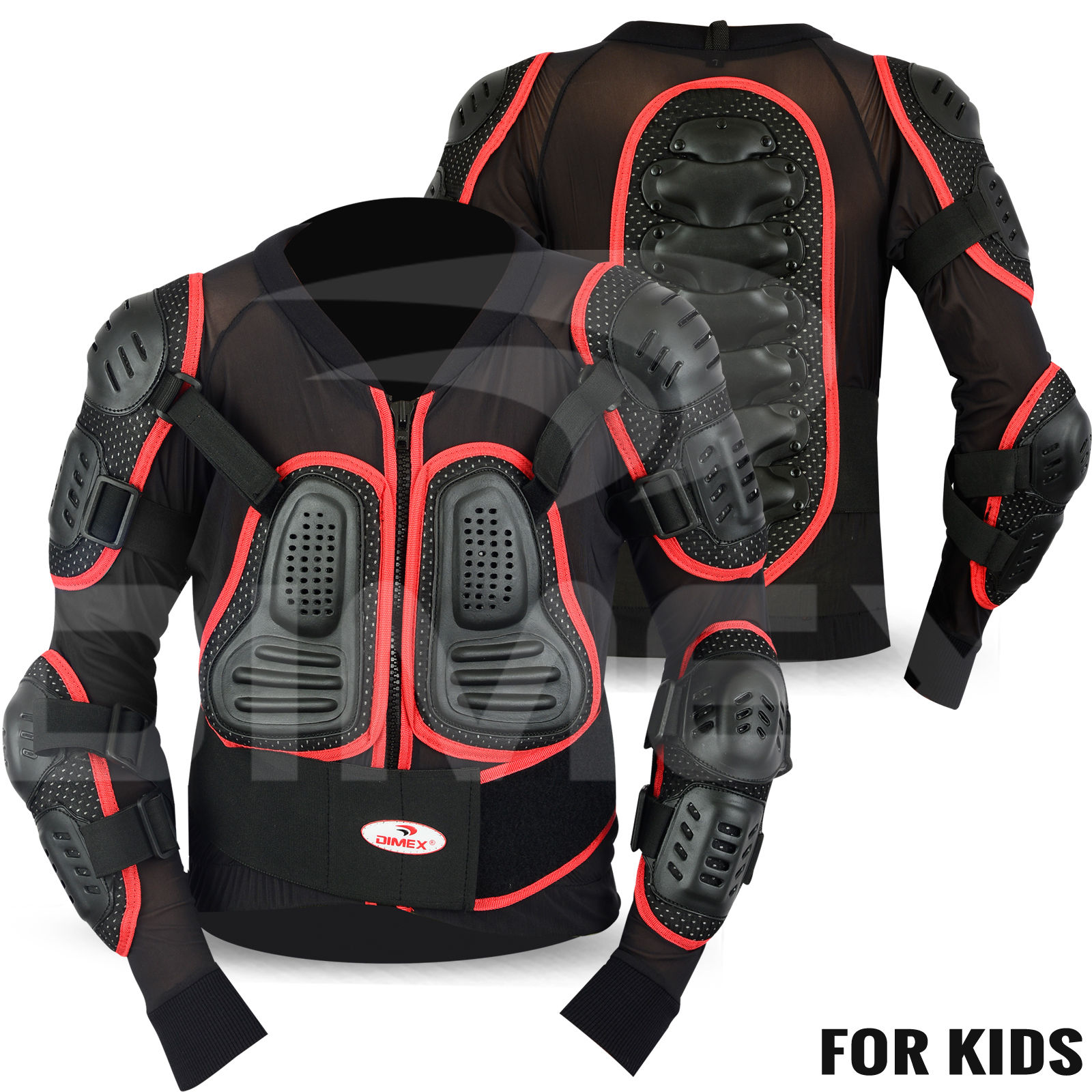 Kids /Child Motorcycle Protector Guard Jacket Motorbike Spine Body ...